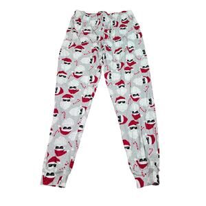 Children's Place Glow in the Dark Santa Christmas Pajamas Unisex Pants Small